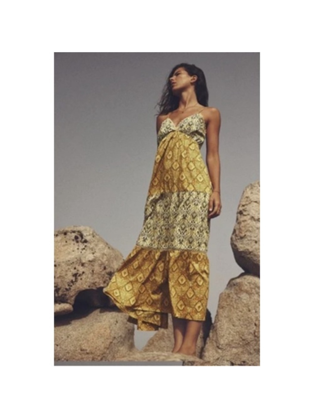 ZARA patterned cotton sundress